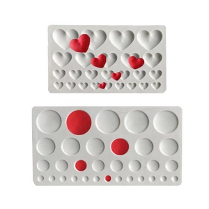 Coeur Silicone Fondant Bonbons Moule Chocolat Moule Gâteau Moules pour la Saint Valentin Mousse Gâteau Cuisson Français Dessert Brownie - Product Image 2