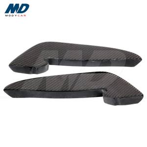 Canards de pare-chocs avant en Fiber de carbone Style Voiles noires pour <span class=keywords><strong>AUDI</strong></span> <span class=keywords><strong>RS4</strong></span> 2019-2020 - Product Image 6