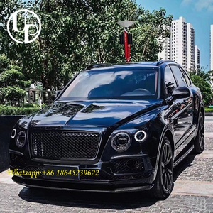 Alerón difusor de labio delantero de fibra de carbono W12, parachoques de coche estilo <span class=keywords><strong>M</strong></span> para Bentayga W12 15-19y, Kits de cuerp - Product Image 4