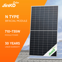 Panneaux solaires Jinko Solar 710w 715w 720w 725w 730w 735w Modules photovoltaïques bifaciaux de type N