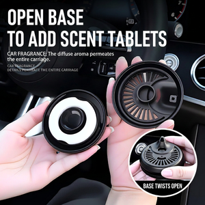 Diffuseur d'air multifonctionnel en alliage pour moto, style moderne, avec moteur électrique, jouet décoratif rotatif pour voiture - Product Image 6