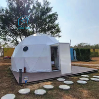 Dôme de camping géodésique en PVC durable, résistant aux UV et imperméable, pour 4 à 8 personnes, idéal pour les fêtes en extérieur et les centres de villégiature – Fabrication chinoise