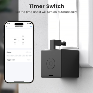 Tuya Bluetooth Smart Fingerbot Plus Bouton intelligent sans fil Télécommande via application Fonctionne avec Alexa <span class=keywords><strong>Google</strong></span> Assistant - Product Image 2
