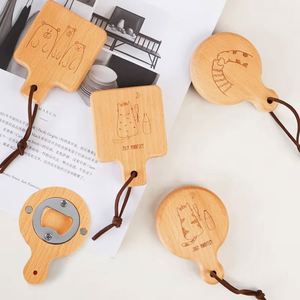 Abridor de Botellas Magnético de Pared, Hecho a Mano con Madera Exótica, Promocional para Cerveza - Product Image 4