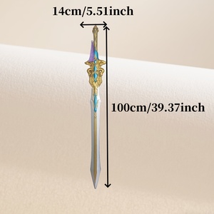 39,37'' Sternenschwert Sieben-Töter-Klinge Weich Flexibel Leichtgewichtig Fabrik Großhandel OEM 1:1 Cosplay Halloween Themen-Spielzeugschwert - Product Image 3