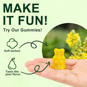 เยลลี่สมุนไพรสกัดจากใบมูลลีน OEM/ODM อาหารเสริมจากธรรมชาติ ช่วยจัดการพลังงาน เนื้อสัมผัสนุ่ม รสชาติเยี่ยม - Product Image 4