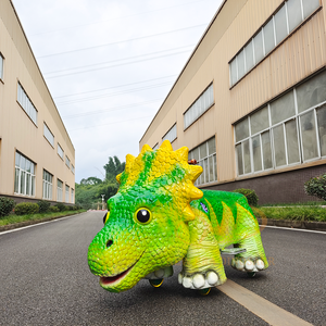 <span class=keywords><strong>Voiture</strong></span> électrique mécanique en forme de <span class=keywords><strong>dinosaure</strong></span> pour parc d'attractions, idéale pour centre commercial - Product Image 5