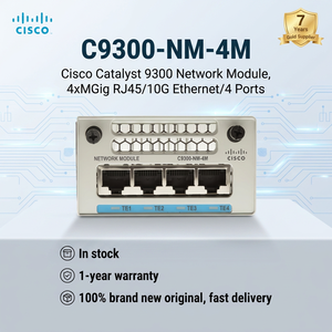 New original <b>Catalyst</b> 9300 Series SFP Network Module C9300-NM-4M in Stock 1 Year Warranty - Product Image 1