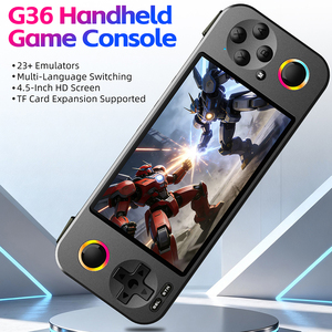 เครื่องเล่นเกมพกพา G36 หน่วยความจำ RAM DDR3 2GB หน้าจอ HD 4.5 นิ้ว ความละเอียด 854*480 อุปกรณ์เล่นเกมย้อนยุค รองรับอีมูเลเตอร์มากกว่า 23 แบบ แบตเตอรี่ 1500mAh - Product Image 3