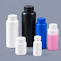 Bouteille en plastique HDPE de haute qualité 100ml/500ml/1L avec bouchon sécurité enfant, résistante aux chutes, épaissie, pour emballage d'engrais, sérigraphie