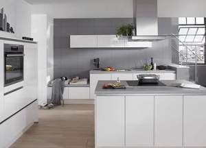 Cina produzione di lusso personalizzato di alta <span class=keywords><strong>qualità</strong></span> in legno massello stile cucina armadietto di stoccaggio mobili cucina cucina - Product Image 2