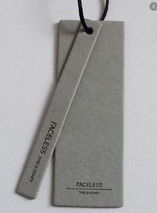 Étiquettes de vêtements durables et écologiques ; étiquettes à logo en relief fabriquées à partir de papier recyclé ; adaptées aux bagages et aux chaussures - Product Image 2