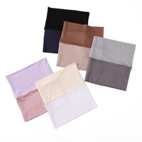 Meilleures ventes de sous-bonnets hijab de qualité supérieure, 2 couleurs mélangées, nouveau turban élégant pour femme musulmane, vente en gros