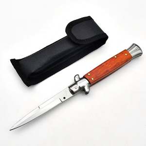 热卖锋利边缘便携式意大利AKC不锈钢树脂手柄刀自卫战术EDC口袋猎刀 - Product Image 4