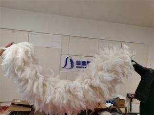 En gros 3.5M Énorme Grand Fluffy Fil D'autruche Plume Boa pour Burlesque Talk <span class=keywords><strong>Show</strong></span> Scène Performance Décorations De Fête - Product Image 4