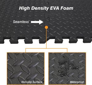 Dalles de mousse EVA emboîtables 60x60cm, épaisseur 1,2/2,5cm, tapis de protection pour sol, tapis de puzzle pour équipement de gym, coussin d'exercice - Product Image 4