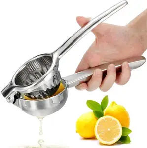 Pemeras Lemon Juicer jeruk genggam Juicer Lemon Juicer baja nirkarat pemeras tangan Manual tekan jeruk