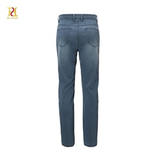 Pantalones Vaqueros de Hombre Estilo Polo, Lavado Vintage, Corte Recto, Moda Urbana, Casual de Negocios, Golf, Ocio, con Bordado - Product Image 2