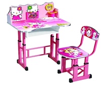 Vente en gros en usine d'ensemble de chaises de bureau modernes pour enfants avec tiroir blanc réglable en hauteur pour l'école et la chambre à coucher