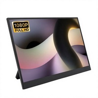 Monitor Portátil para Juegos de 15.6 Pulgadas, IPS Full HD, Retroiluminación LED, Altavoz Integrado, Extensor para Laptop, Interfaz Tipo-C, Pantalla Ancha Externa