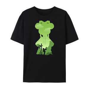 เสื้อยืดผู้ชายลายพิมพ์อิมแพค ชาโดว์ อาร์ต แขนสั้น ทรงปกติ คอกลม ผ้าเจอร์ซีย์ลำลอง ผ้าฝ้าย สีดำ - Product Image 1