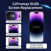 Écran OLED numériseur en stock très demandé, avec sortie d'image claire, pour les travaux de maintenance de téléphones tiers pour 11 Pro Max