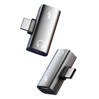 Adaptor Audio 2 dalam 1 untuk Meta Quest3S, konverter Earphone mendengarkan dan pengisian daya Lightning ganda bentuk T