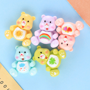 Parche de oso arcoíris DIY crema pegamento accesorios horquilla cueva <span class=keywords><strong>zapatos</strong></span> 3D salida de fábrica - Product Image 3