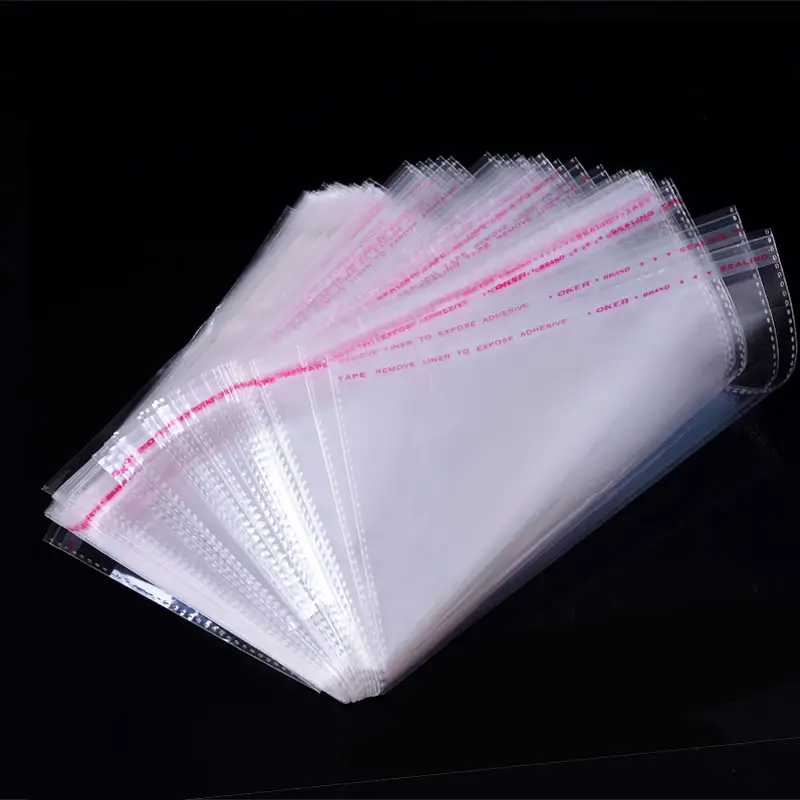 Made in china a chiusura lampo di plastica trasparente di trucco imballaggio del sacchetto di opp