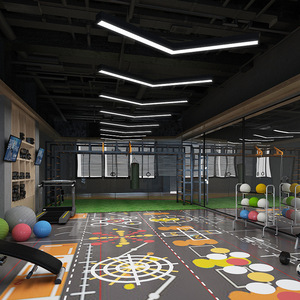 Gran oferta, luz de trabajo LED moderna, diseño de fábrica, luces de flecha hexagonales lineales, peluquería, barbería, decoración de luz interior - Product Image 3