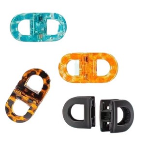 Magnetic Hair Clip Rectangle Multifunction Casual Headdress Blue Leopard Print Brown Black Orange Wenzhou Origin - Product Image 4