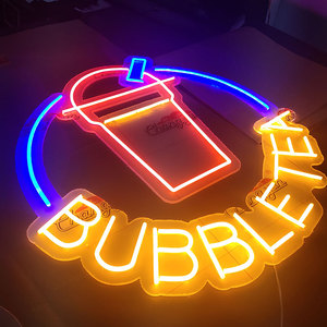 Custom Ice <strong>Cream</strong> Signage Bar Sign Light Burger French Fries <strong>Soda</strong> Neon Sign for Snacks Restaurant Store Decoration - Product Image 6
