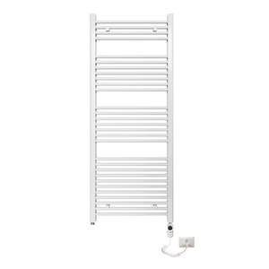Radiateur MedaHome en acier au carbone poli blanc 1512x500-2294 Btu 672 Watt, thermostat inclus - Product Image 2