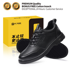 GUYISA <span class=keywords><strong>scarpe</strong></span> <span class=keywords><strong>da</strong></span> Chef serie per il tempo libero in microfibra superiore antiscivolo SRC suola in gomma nera comode <span class=keywords><strong>scarpe</strong></span> <span class=keywords><strong>da</strong></span> <span class=keywords><strong>cuoco</strong></span> per il tempo libero - Product Image 4
