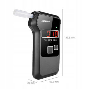 Alcootest précis, économique, à pile à combustible, testeur d'alcoolémie professionnel, test d'alcoolémie respiratoire - Product Image 5