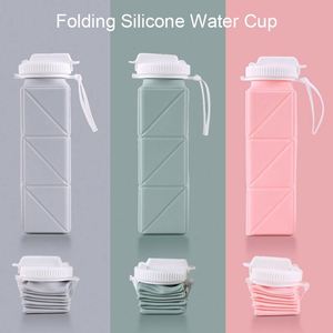 Gobelet pliable en silicone de 620 ml, portable, avec logo, sans BPA, pour le camping, la randonnée, bouteille d'eau de 21 oz - Product Image 4
