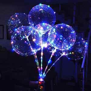 Hot Selling PVC Foam Bobo <b>Balloons</b> LED with Lights for Halloween and Valentine's Day <b>Decoration</b> - Product Image 3