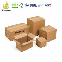 Boîtes d'expédition en carton ondulé personnalisées Xiangyu, emballages en carton kraft pour la logistique d'entreposage et la distribution e-commerce