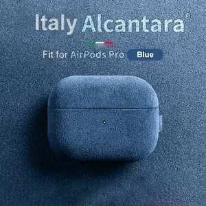 إكسسوارات جديدة من الجلد المدبوغ الناعم سماعة أذن من الجلد الطبيعي جراب من الجيل 3 غطاء لسماعات Airpods Pro2 لإيطاليا الكانتارا