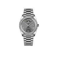 Montre pour homme de haute qualité, luxe, acier inoxydable, mouvement automatique Miyota, cadran unique Sunray, 40 mm, cristal saphir, 10 ATM