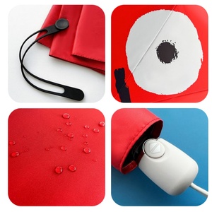 High Quality 3-Fold Pongee Windproof UV Resistant Advertising <b>Umbrella</b> Easy-Carry Fully-Automatic Business Gifts OEM ODM Design - Product Image 5