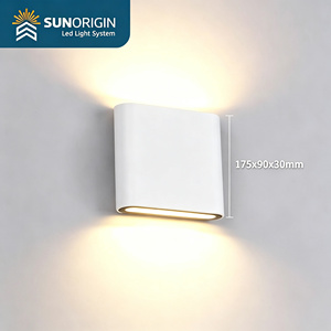 Moderna Lámpara de Pared LED para Exteriores de 12W, Iluminación Exterior para Jardín, Gran Venta - Product Image 2