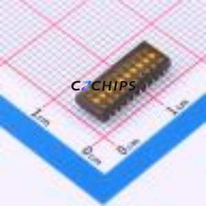 EU-10KS DIP Switch SMD Switch ( Type: Flat Toggle, Groove Type )( Number of Switch Sections: 10 )( Lead Spacing: 1.27mm ) - Product Image 1