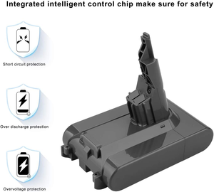 Batería de Repuesto de Iones de Litio de 21.6V para <span class=keywords><strong>Aspiradora</strong></span> Dyson V8, Certificada por Fábrica - Product Image 2