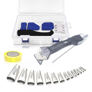27PCS Buses en caoutchouc en acier inoxydable Outils de remplissage de colle <span class=keywords><strong>Kit</strong></span> d'outils de <span class=keywords><strong>calfeutrage</strong></span> en métal - Product Image 1
