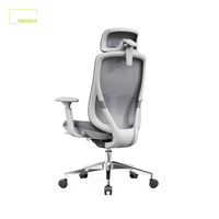 Chaise de bureau ergonomique pivotante en maille, dossier haut, multifonctionnelle, réglable, pour le personnel exécutif