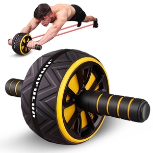 Nessun rumore Muscle Trainer attrezzature per il Fitness <span class=keywords><strong>Ab</strong></span> Roller Abs Core <span class=keywords><strong>Wheel</strong></span> Workout Home Gym attrezzature per il Fitness Training Muscle <span class=keywords><strong>Wheel</strong></span> - Product Image 1