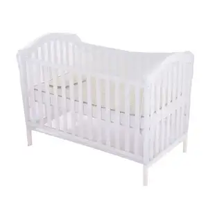 Wholesale price foldable soft baby crib cot mosquito mesh bed net cover for baby bassinet