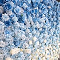 Neues Design Faux Flower Hintergrund Wand Künstliche Blumen Wand Hochzeit Dekor für Veranstaltungen und Partys