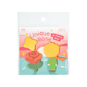 30 Notas Adhesivas por Paquete, Serie Aventura de Estrellas y Corazones, Notas Decorativas Escribibles para Diarios y Agendas - Product Image 5